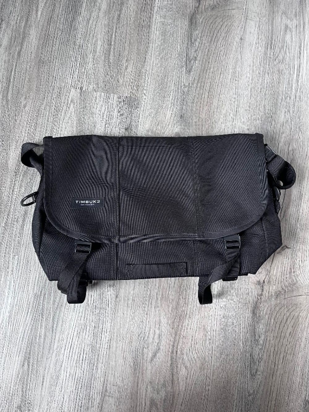 Timbuk2 Heritage Classic Messenger Bag Cordura Fabric Laptop Bag Black small
